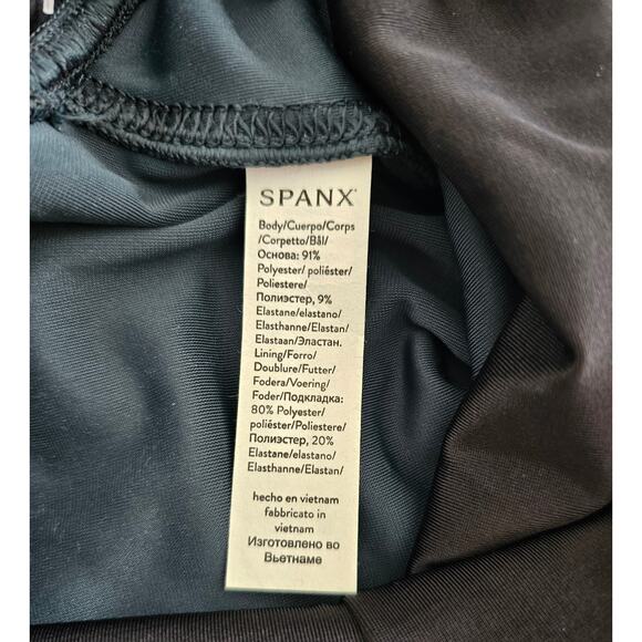 NWT SPANX Women's 2070 Malachite Green High Waist Velvet Velour Leggings Pants S - Picture 9 of 9